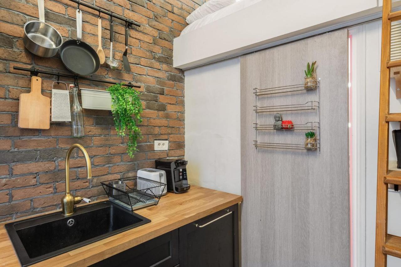 Charming Industrial-Style Studio Just Nearby Montmartre In Paris - Welkeys Daire Dış mekan fotoğraf